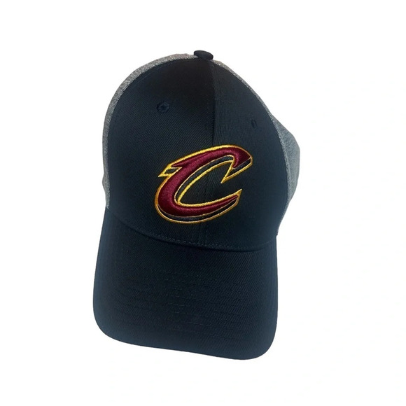 Cavaliers 47 fitted hat stretch size small medium gray maroon - Picture 1 of 6